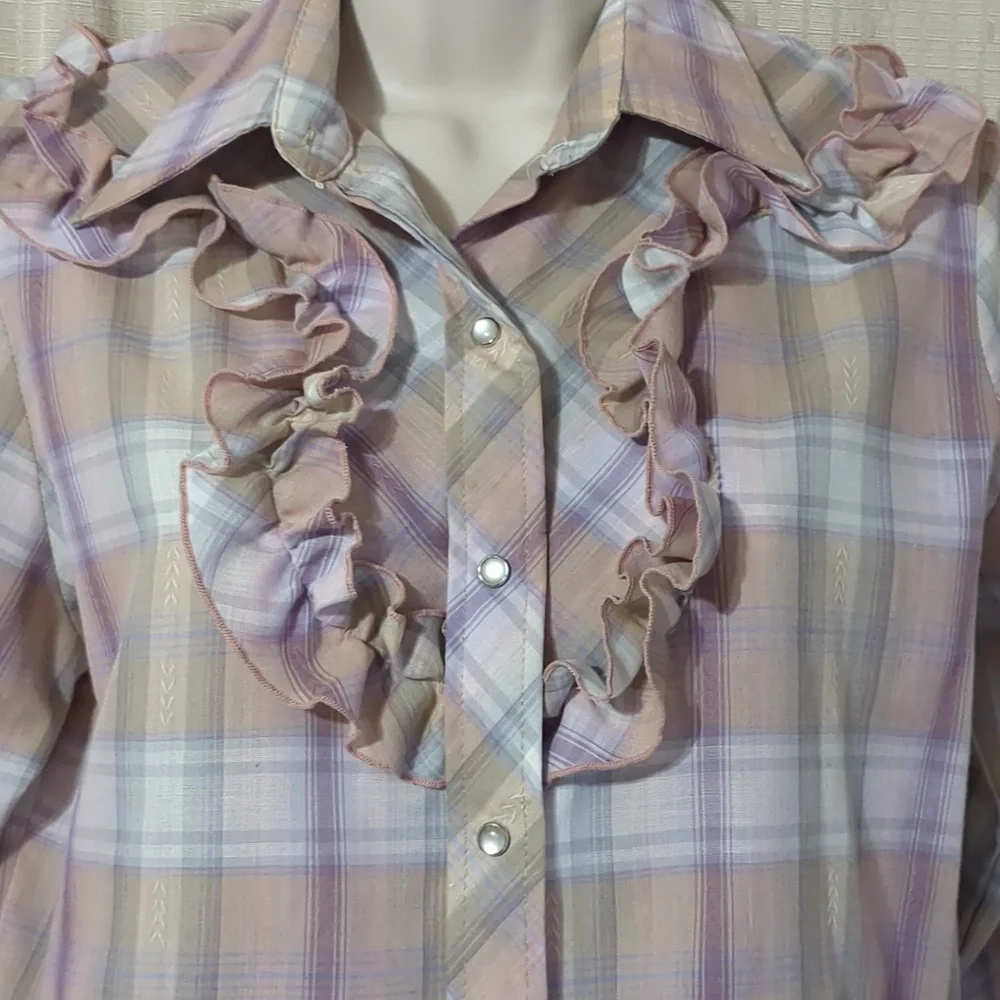 Vintage Women's Wrangler Shirt size 36 Medium - Picture 2 of 11
